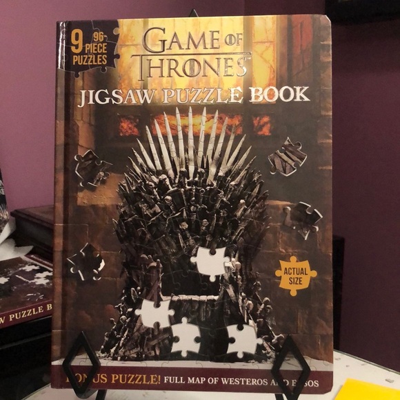 Jigsaw Puzzle Book - Black and Gold - Picture 1 of 5